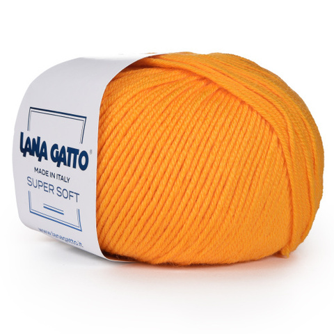 Пряжа Lana Gatto Supersoft 14643 тыква