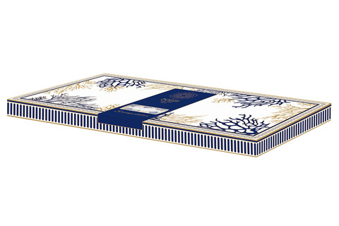 Блюдо 35х15см Pozzi Milano 1876 Corallo