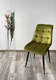 фото 4 Стул CHIC BLUVEL-75 олива / черный каркас М-City на profcook.ru