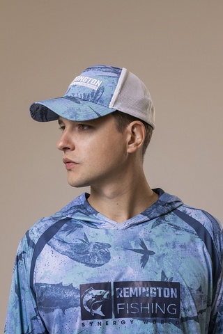 Летняя бейсболка для рыбалки Remington Fishing Вreeze Вlue one size на remingtonn.ru