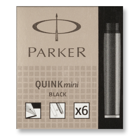 Картридж с чернилами Parker Quink MINI Z17, Black (S0767220)