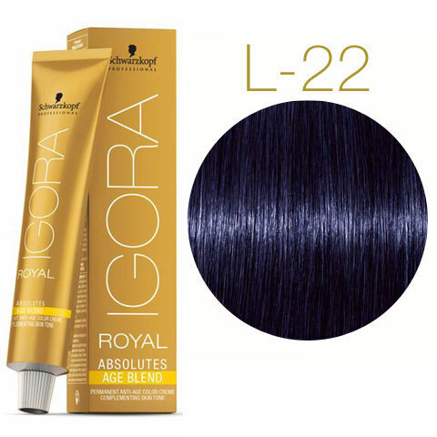 Schwarzkopf Igora Royal Fashion Lights L-22 (Пепельный экстра) -  Перманентный краситель