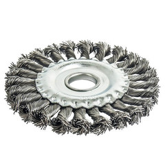 Кордщетка для МШУ радиальная витая ПРАКТИКА 125 х 22 мм (1шт.) блистер (773-323)