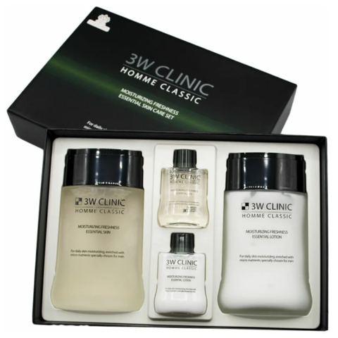 3W Clinic Classic moisturizing freshnes 3set Набор для ухода за мужской кожей увлажнение