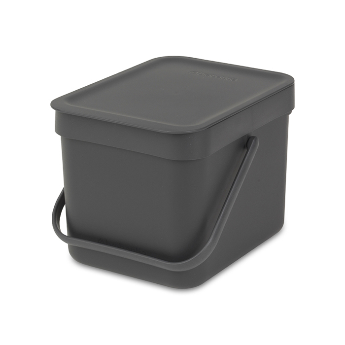 Встраиваемое мусорное ведро Sort & Go (6 л), Серый, арт. 109720 - фото 1