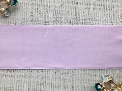 Лента атласная, ш. 5 см, 45 (32), светлая сирень