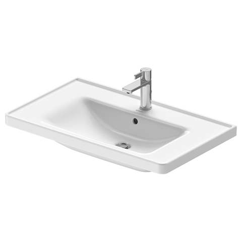 Duravit D-Neo Раковина накладная 800х480  мм, с переливом, с 1 отв. под смеситель, цвет: белый 2367800000