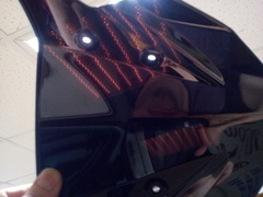 Ветровое стекло для Kawasaki Z400 2018 - 2022 г.в. / черное