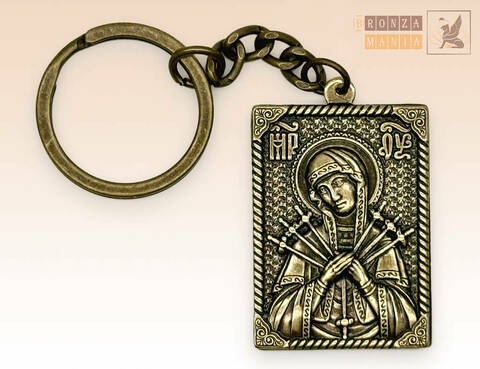 брелок Оберег Богородица Семистрельная