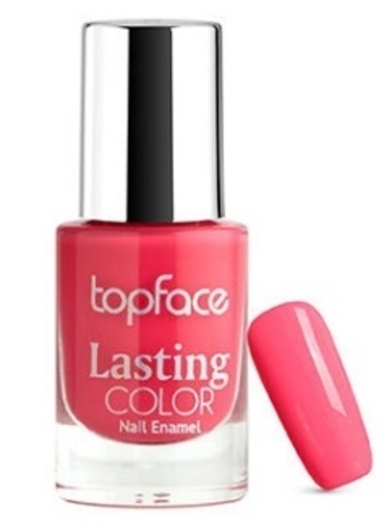 Topface Лак для ногтей Lasting color тон 87, насыщенный розовый - PT104 (9мл)