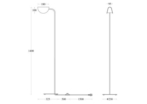 Торшер Technical Mollis MOD126FL-01B