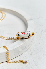 Кулон из фарфора «Птичка», Беларусь