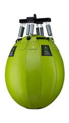 Боксерская груша PREMIUM GEL Filippov. Кожа 65см/50см/75-80кг, зеленый