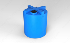 Ёмкость пластиковая пищевая ЭкоПром T 5000 л. вертикальная (183x183x215см;черный) - арт.555336