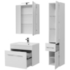 Aquanet 210028 Компл.3 - Тумба Августа 75 цв.белый (210028)