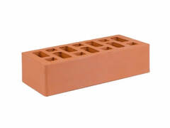 Старооскольский кирпич лицевой Красный, Гладкий, 1NF