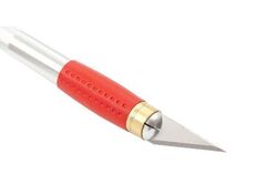 Нож для дизайнерских работ, двухкомпонентная рукоятка, 5 запасных лезвий Matrix