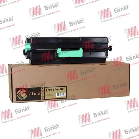 Тонер картридж БУЛАТ s-Line SP6430E (407510) для Ricoh Aficio SP 6430 (Чёрный, 10000 стр.)