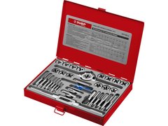 ЗУБР 35 предм., сталь 9ХС, набор метчиков и плашек (28117-H35)