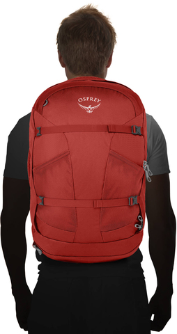 Картинка рюкзак для путешествий Osprey Farpoint 40 Jasper Red - 4