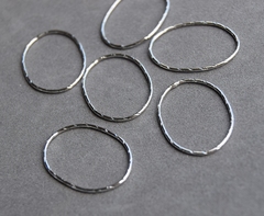 Коннектор овал 15*22мм, покрытие родий