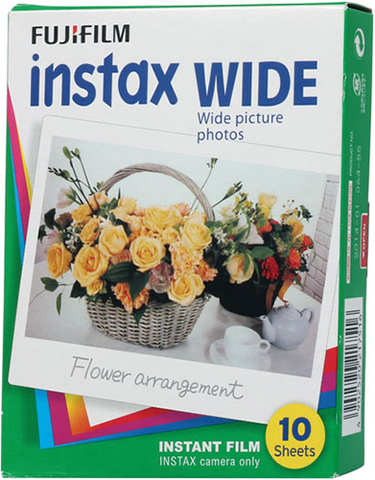 Fotoaparat lenti \ Картридж для фотоаппарата  
Fujifilm Wide Glossy 10/PK для Instax 210  10 lent