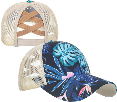Картинка кепка Skully Wear BQM-794 palm azure (16) - 1