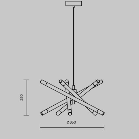 Подвесной светильник Freya Wands FR6130PL-L30B