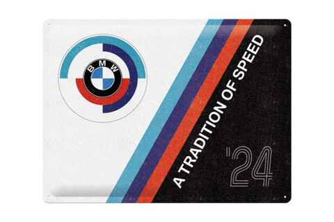 Metal sign »BMW Motorsport« 40 x 30 cm - Nostalgic Art