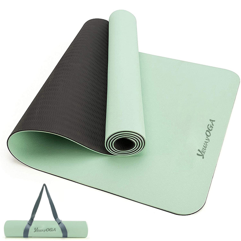 Yoqa xalçası \ Yoga Mat \ Коврик для йоги (yaşıl) 6 mm