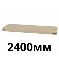 Добор телескопический 220х10х2400мм экошпон Дуб беленый