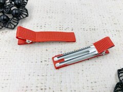 Заготовка для заколки, L 5 см, красный
