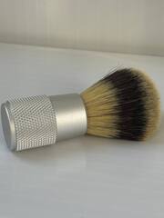 Помазок для бритья синтетика метал ручка светлый