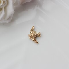 Коннектор Птица 20*13 мм, позолота, П576