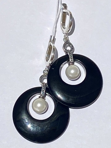 Канон (серьги из серебра)