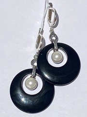 Канон (серьги из серебра)