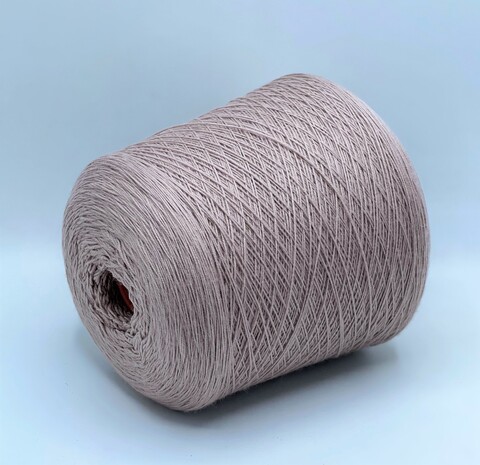 Бобинная пряжа (пр.Италия),art-Cashwool bamboo 2/45*4 563м/100гр,60%Меринос 40%Бамбук,цвет-Бежево-розовый  арт.20631