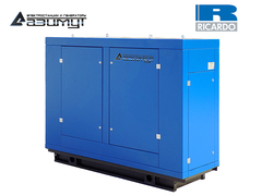 Дизельный генератор Азимут АД-30С-Т400-1РПМ19 Ricardo в капоте