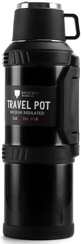 Картинка термос Skully KD9001-3.6 Black - 13