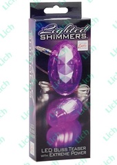 Светящаяся аметистовая капля с вибрацией SHIMMER