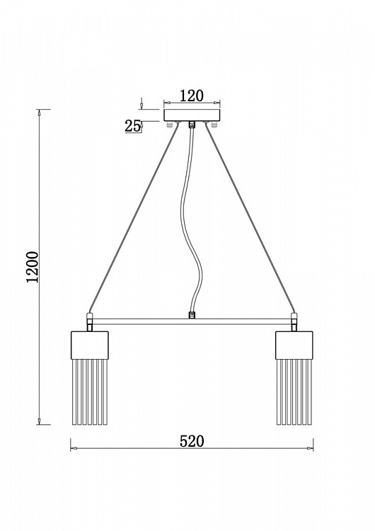 Подвесная люстра Freya Esala FR5050PL-05N