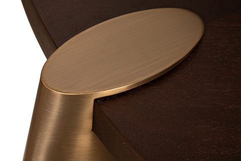 Стол журнальньный 140см Garda Decor Kong темный орех