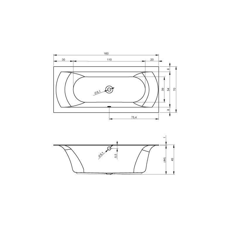 ванна Riho Linares