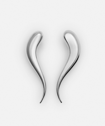 Серьги Nail Twist Silver