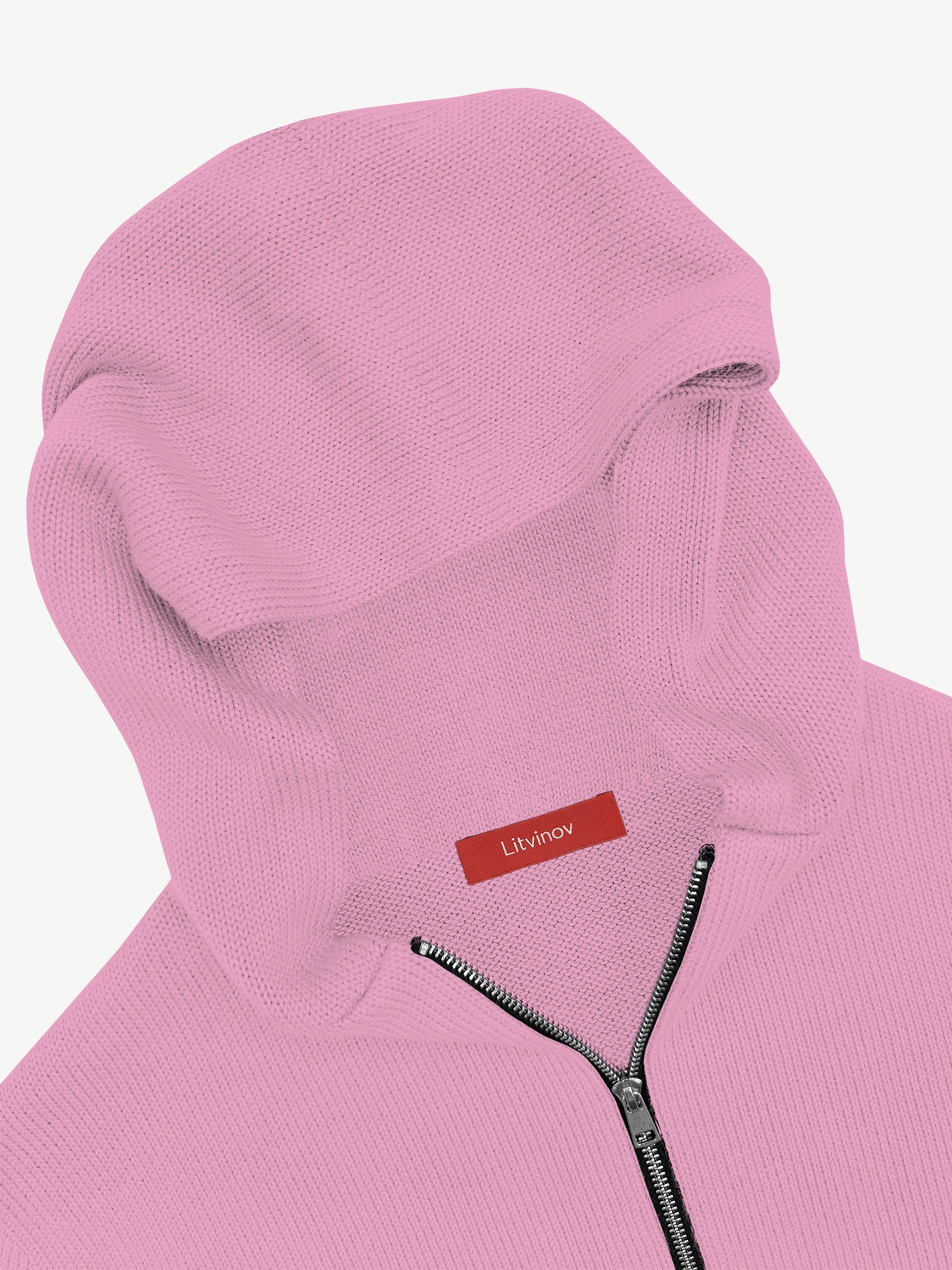 Толстовка на замке из экохлопка