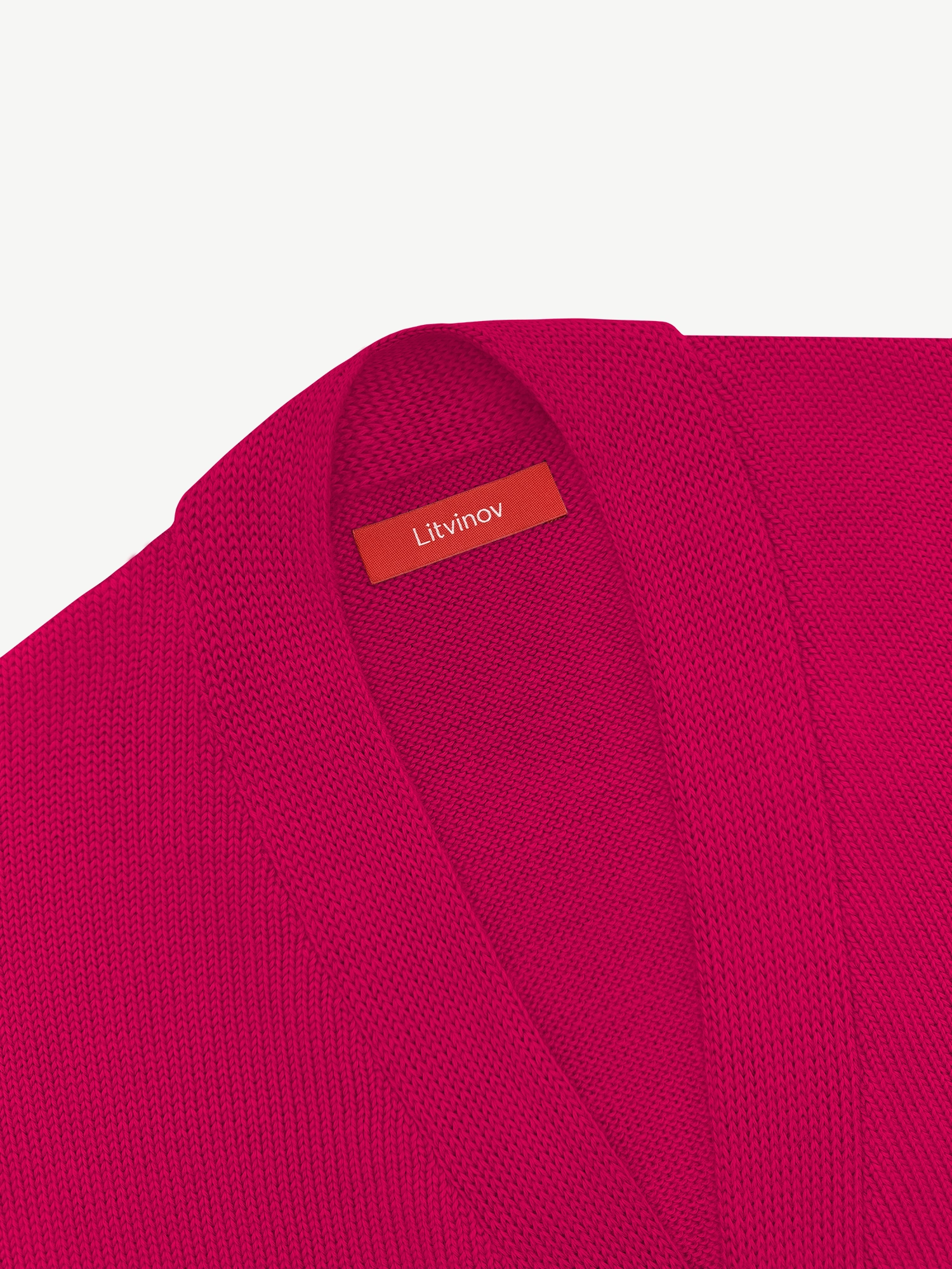 Кардиган с пуговицами из экохлопка