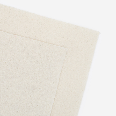 Фетр жесткий, 1мм, молочный