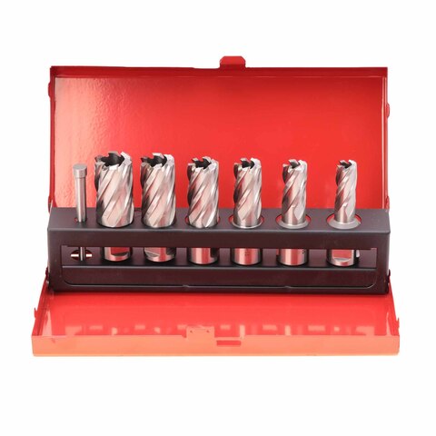 Набор корончатых сверл 12-22мм 7шт HSS-G Weldon19 Ruko 108820