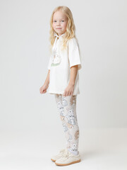 брюки  для девочки  КР 4074/бежевый 0403 Н086 к659