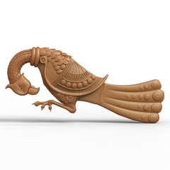 Силиконовый молд Птицы винтажные малые